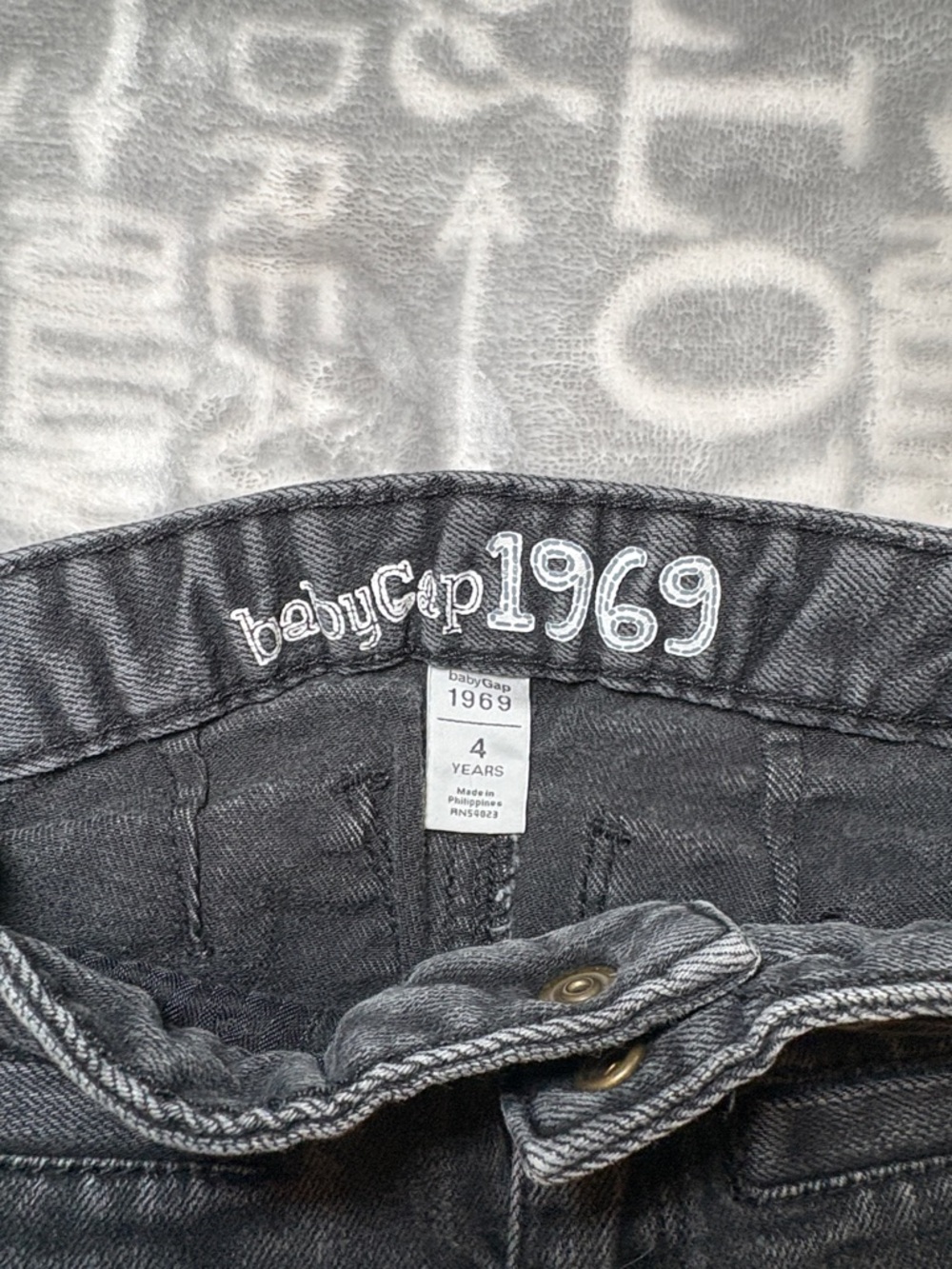 BABYGAP Kids Dark Gray Slim Jeans - Picture 4 of 4